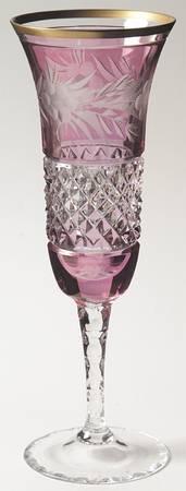 Marchioness Cranberry Fluted Champagne
