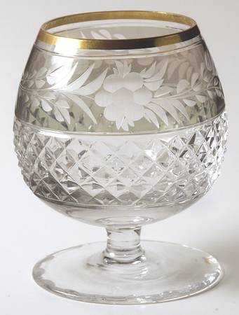 Marchioness Emerald Green Brandy Glass