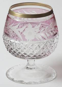 Marchioness Cranberry Brandy Glass