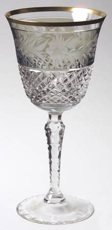 Marchioness Emerald Green Water Goblet