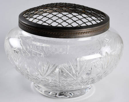 Iona 4" Rose Bowl & Metal Frog