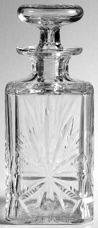 Star of Edinburgh Square Decanter with Stopper