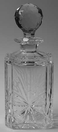 Star of Edinburgh Square Decanter & Stopper
