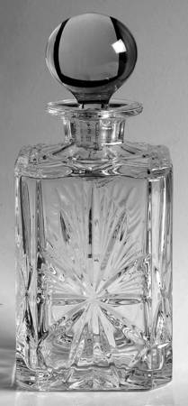 Star of Edinburgh Square Decanter & Stopper