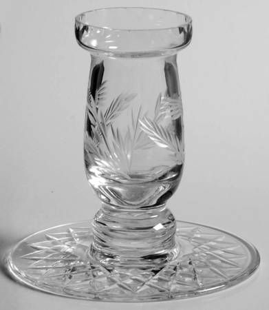 Thistle (Cut) 3" Single Light Candlestick