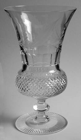 Thistle (Cut) 8" Flower Vase