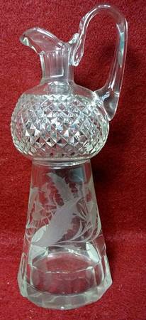 Thistle (Cut) Cruet No Stopper