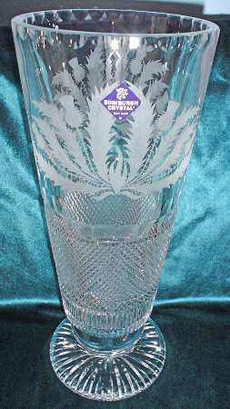 Thistle (Cut) 13" Flower Vase