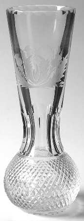 Thistle (Cut) 6" Bud Vase