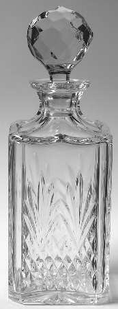 Tweed Square Decanter with Stopper