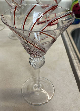 Tuscano Love Martini Glass