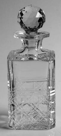 EDI74 Square Decanter & Stopper