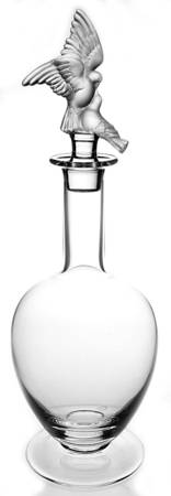 Kissing Doves Decanter & Stopper