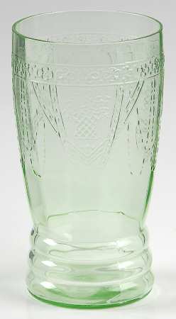 Georgian Green 12 Oz Flat Tumbler