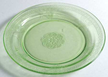 Georgian Green Dinner Plate