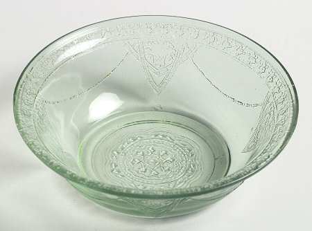 Georgian Green 4" Small Fruit/Dessert Bowl