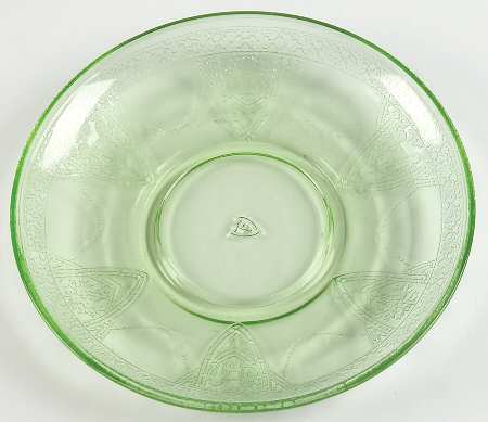 Georgian Green Saucer Only