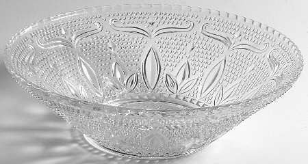 Heritage Clear 10" Large Fruit Bowl