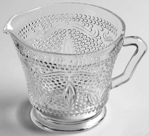 Heritage Clear Footed Creamer