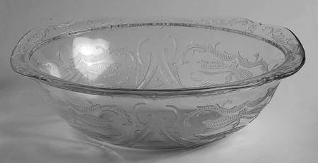 Madrid Clear 8" Shallow Salad Bowl