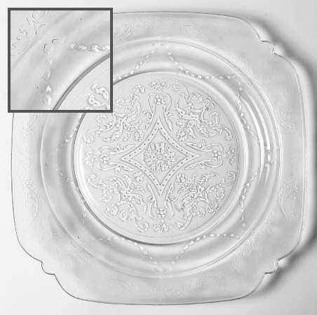 Madrid Clear Luncheon Plate