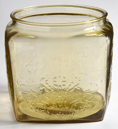 Madrid Amber Cookie Jar No Lid