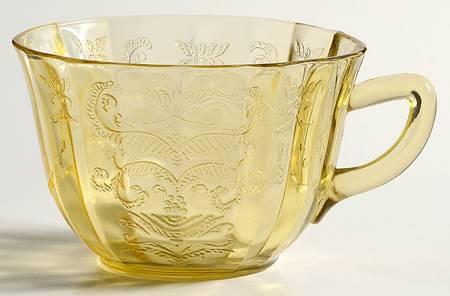 Madrid Amber Paneled Cup Only