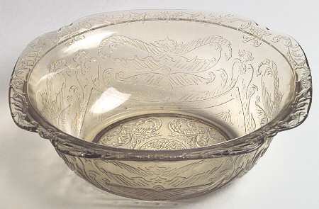 Madrid Amber 9" Large Fruit Bowl