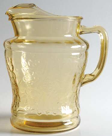 Madrid Amber 80 Oz Ice Lip Pitcher