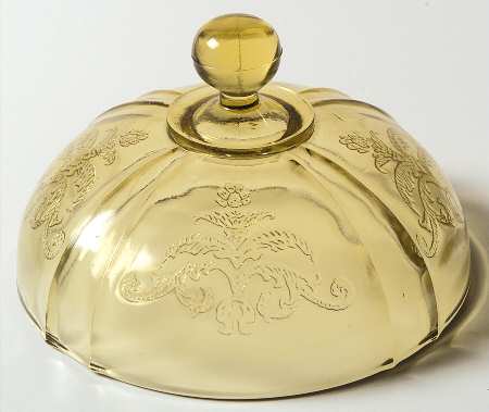 Madrid Amber Lid for Round Butter
