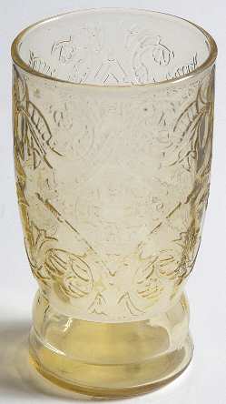 Madrid Amber Flat Juice Glass