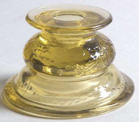 Madrid Amber 2" Single Light Candlestick