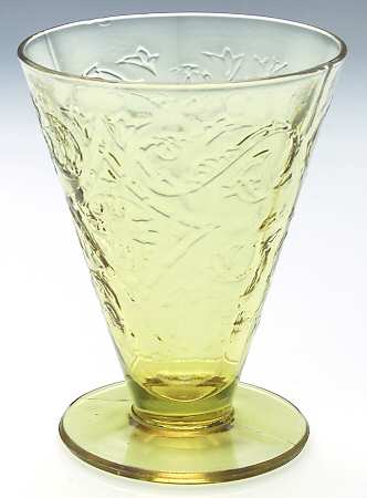Madrid Amber 5 Oz Footed Tumbler