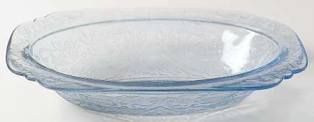 Madrid Blue 10" Oval Vegetable Bowl