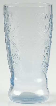 Madrid Blue Flat Iced Tea by Federal Glass 