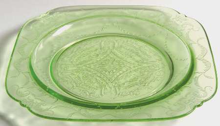 Madrid Green 7" Salad Plate
