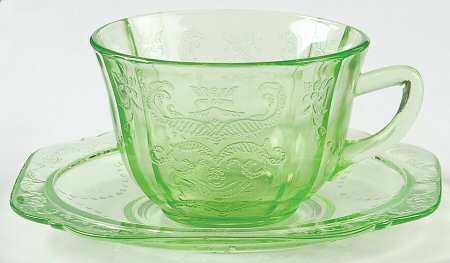 Madrid Green Cup & Saucer Set