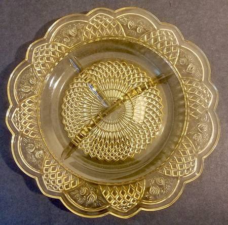 Mayfair Amber Grill Plate