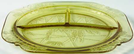Parrot Amber 11" Oval Platter
