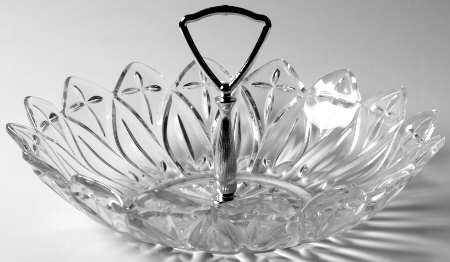 Petal Clear Nut Bowl by Federal Glass 