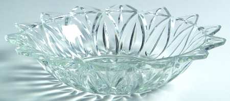 Petal Clear 8" Round Bowl by Federal Glass 