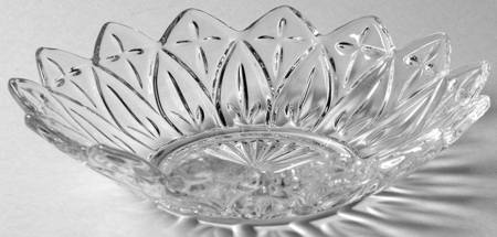 Petal Clear 8" Round Bowl by Federal Glass 