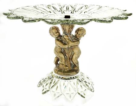 Petal Clear Round Compote (Height X Width)