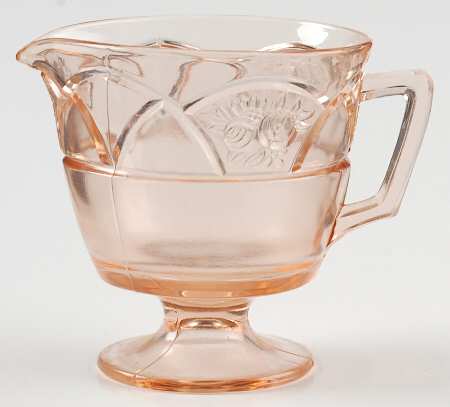 Rosemary Pink Footed Creamer