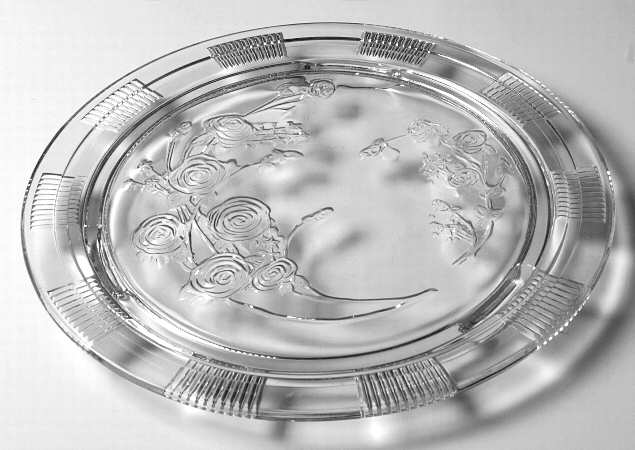Sharon Clear Footed Cake Plate