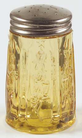 Sharon Amber Shaker with Metal Lid