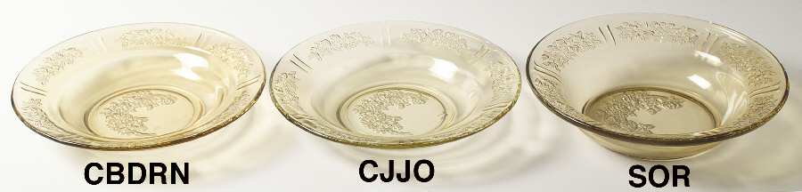 Sharon Amber Round Butter Dish No Lid