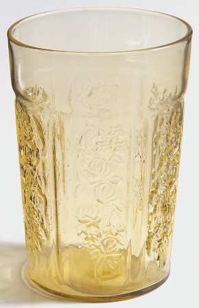 Sharon Amber 9 Oz Flat Thin Tumbler