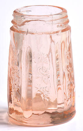 Sharon Pink Shaker No Lid by Federal Glass 