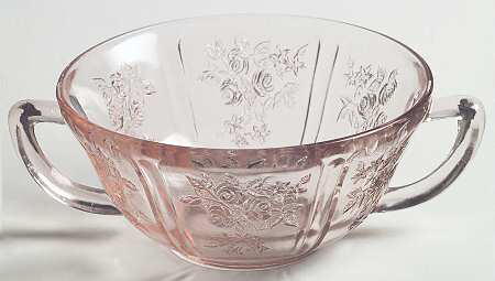 Sharon Pink Cream Soup Bowl